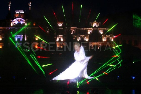 Laser Show - opening of spa season in Mariánské Lázně