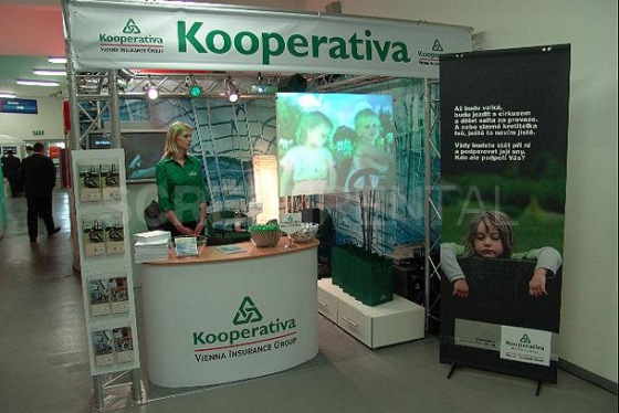 Projekční matnice - expozice Kooperativa, OVB Projekční matnice - expozice Kooperativa, OVB