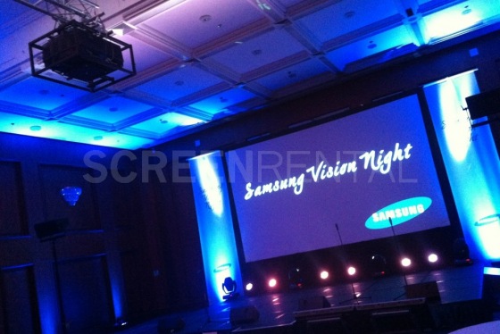 Projekční a prezentační technika, Samsung vision night