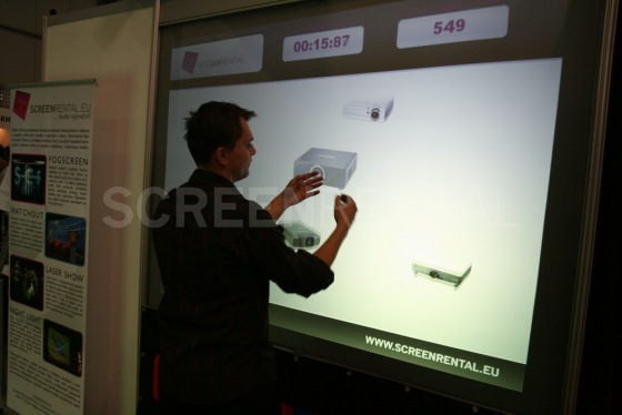 FogScreen, Dreamoc, Touch Screen