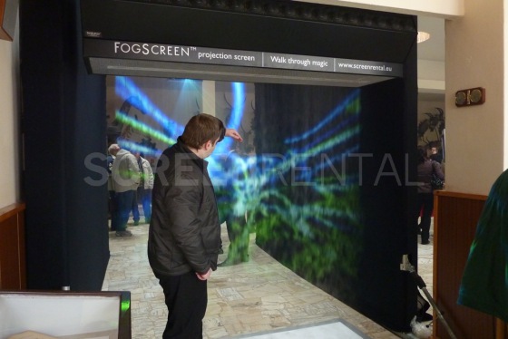 FogScreen: Prezentace Videomapping