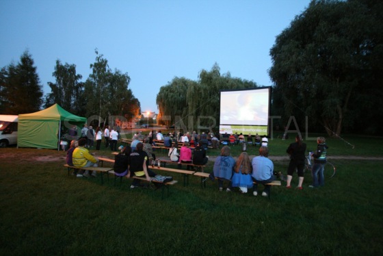 Airscreen při předvolební kampani v Přelouči
