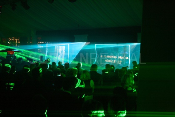 FogScreen v kombinaci s laser show v Brně