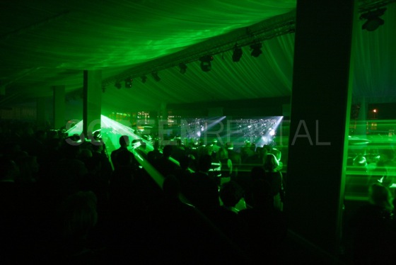 FogScreen v kombinaci s laser show v Brně