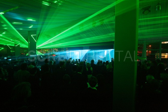FogScreen v kombinaci s laser show v Brně
