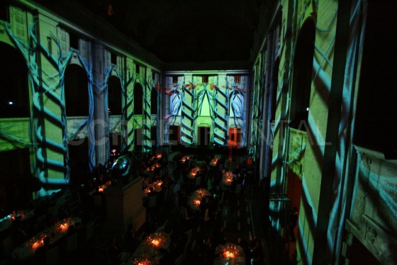 Videomapping v berlínské radnici