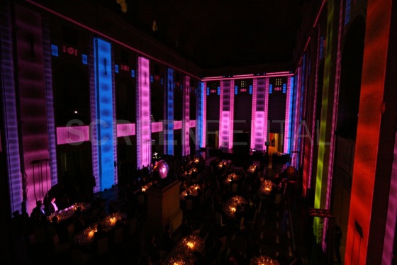 Videomapping v berlínské radnici