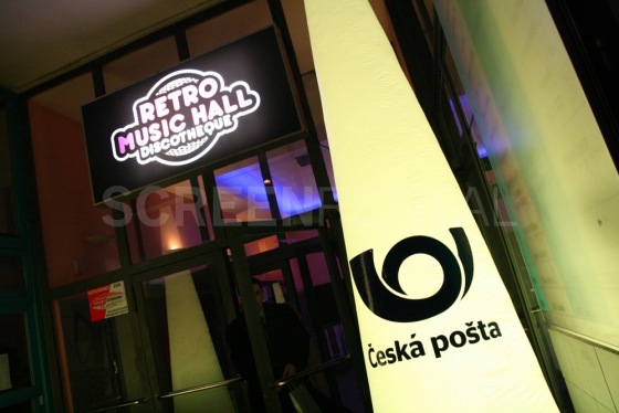 Světelná dekorace, Česká pošta večírek