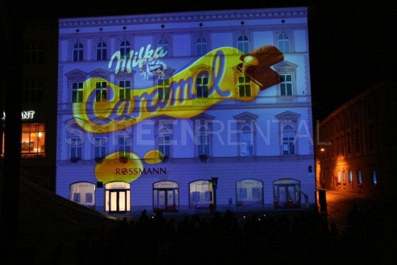 Video mapping, Mapping Milka