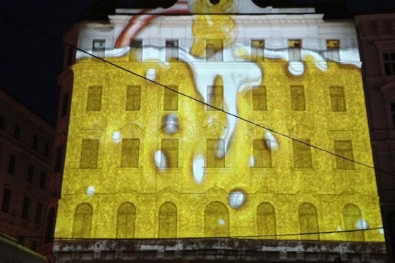 Videomapping, Starobrno – Nový Škopek
