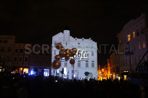 Videomapping, Milka Bubbly