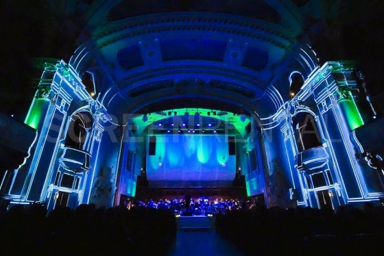 Videomapping, Obecní dům, Praha