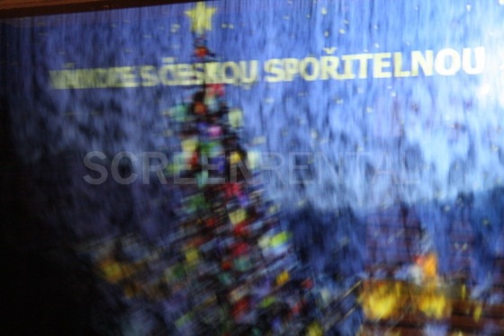 FogScreen: Vánoční večírek České spořitelny